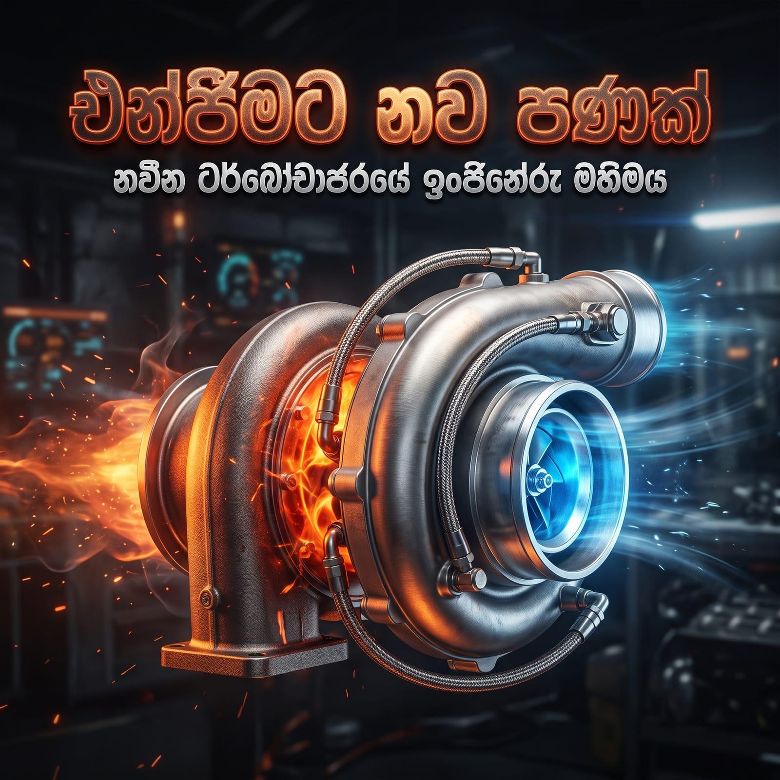එන්ජිමට නව පණක්: නවීන ටර්බෝචාජරයේ ඉංජිනේරු මහිමය photo 1